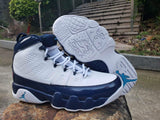 Nike Air Jordan 9 White Blue Men's Sneaker