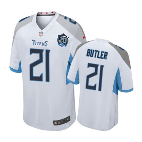 Tennessee Titans #21 Malcolm Butler White Nike 20th Anniversary Game Jersey