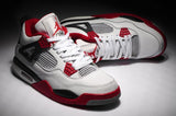 The Air Jordan 4 Retro White Red