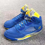 NIKE AIR JORDAN 5 Blue Yellow Men's Sneaker