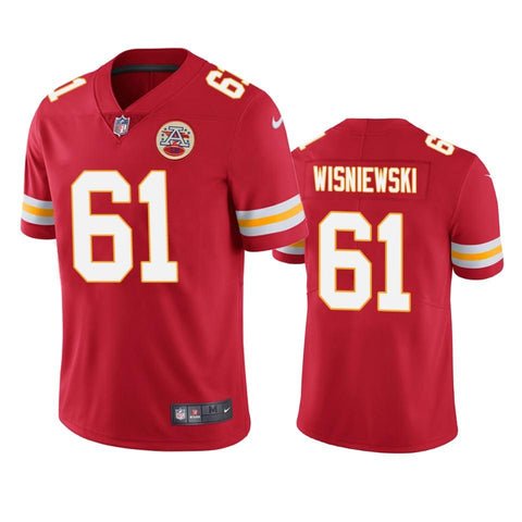 Stefen Wisniewski Kansas City Chiefs Red Vapor Limited Jersey