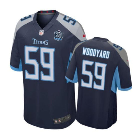 Tennessee Titans #51 Will Compton White Nike 20th Anniversary Game Jersey