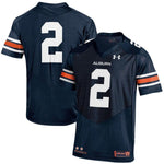 #2 Auburn Tigers Under Armour Premier Jersey - Navy