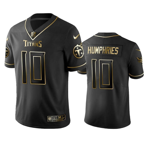 #10 Tennessee Titans Adam Humphries Black Golden Edition 2019 Vapor Limited Jersey