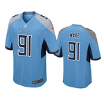 Tennessee Titans #91 Cameron Wake Light Blue Game Jersey