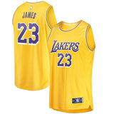 23-LeBron James Los Angeles Lakers Jersey Gold - Icon Edition