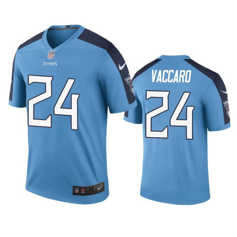 Tennessee Titans #24 Kenny Vaccaro Light Blue Color Rush Legend Jersey