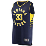 33-Myles Turner Indiana Pacers Jersey Navy - Icon Edition