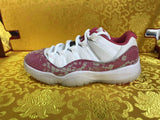 NIKE AIR JORDAN 11 Pink Snake Pattern Women's Shoes