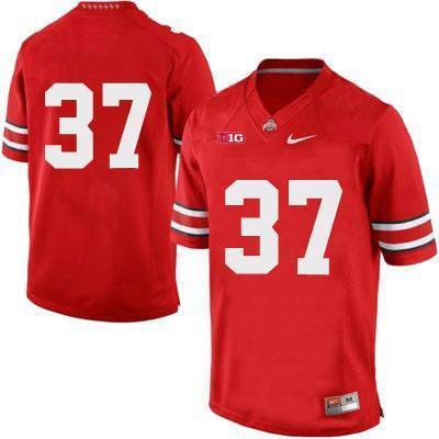 #37 Ohio State Buckeyes Nike Football Jersey - Red