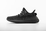 Yeezy 350  Black Reflective Sneakers