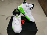 NIKE AIR JORDAN 6 White Green Men's Sneaker