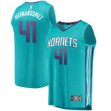 41-Willy Hernangomez Charlotte Hornets  Jersey - Icon Edition - Teal