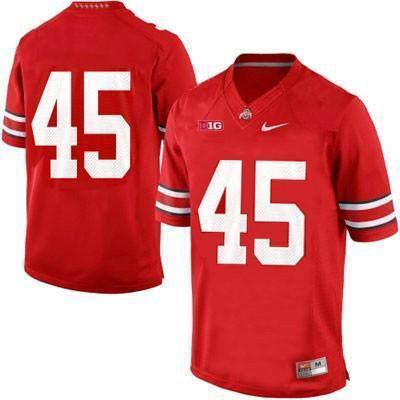 #45 Ohio State Buckeyes Nike Football Jersey - Red