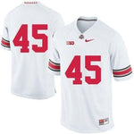 #45 Ohio State Buckeyes Nike Football Jersey - White