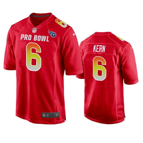 Tennessee Titans #6 2019 Pro Bowl Brett Kern Jersey Red