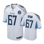 Tennessee Titans #67 Quinton Spain White Nike 20th Anniversary Game Jersey