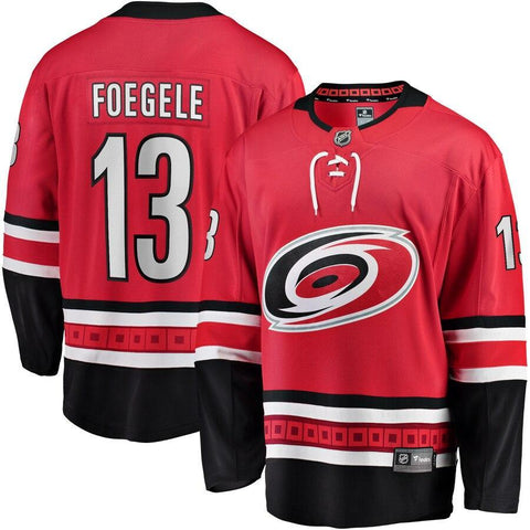 Warren Foegele Carolina Hurricanes Fanatics Branded Home Breakaway Player Jersey - Red