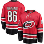 Teuvo Teravainen Carolina Hurricanes Fanatics Branded Breakaway Player Jersey - Red