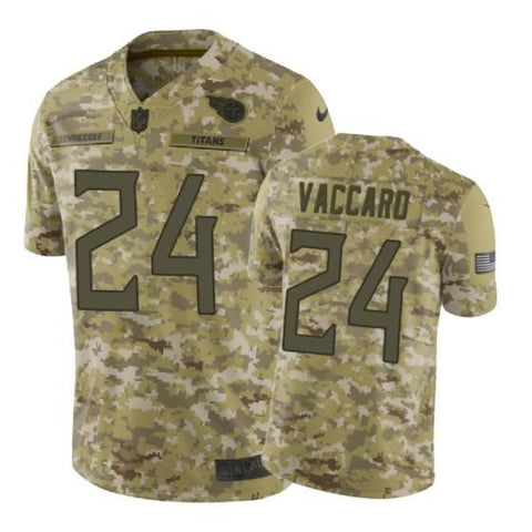 Tennessee Titans #24 2018 Salute to Service Kenny Vaccaro Jersey Camo