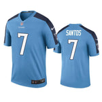 #7 Tennessee Titans Cairo Santos Red Color Rush Legend Jersey