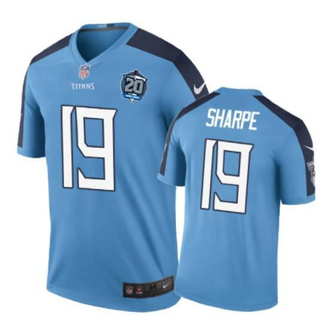 Tennessee Titans #19 Tajae Sharpe Nike color rush Light Blue Jersey