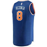 8-Mario Hezonja New York Knicks  Jersey - Icon Edition - Blue
