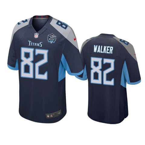 Tennessee Titans #82 Delanie Walker navy Game Jersey