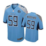 Tennessee Titans #59 Wesley Woodyard Light Blue Nike Game Jersey