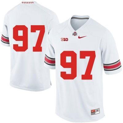 #97 Ohio State Buckeyes Nike Football Jersey - White