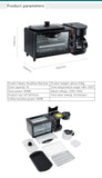 CUKYI 3 in 1 electric breakfast machine multifunction