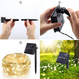 50/100/200 Waterproof solar lights