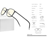 FONEX TR90 Anti Blue Light Glasses Men
