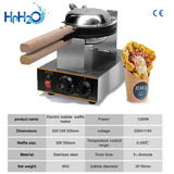 Commercial Electric 110V /220V Non-stick pan egg bubble waffle maker Eggettes