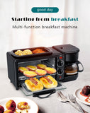 CUKYI 3 in 1 electric breakfast machine multifunction
