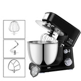JIQI 4L Stainless Steel Bowl Electric Stand Food Mixer Cream