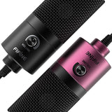 Metal USB Condenser Recording Microphone for MAC Windows Laptop