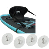 Back rest seat for stand up paddle board