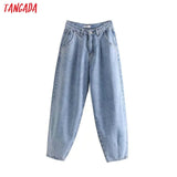 women violet Chic mom jeans pants 2020 new arrival