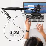 Studio Condenser USB Computer Microphone Kit