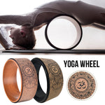 Yoga Wheel Pilate Wood Mandala Flower Professional