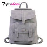 Famous Brand Backpack Women Backpacks Solid Vintage