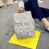 Famous Brand Backpack Women Backpacks Solid Vintage