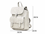 Famous Brand Backpack Women Backpacks Solid Vintage