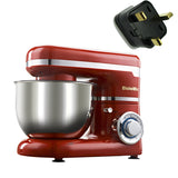 4L Stainless Steel Bowl 6-speed Kitchen Food Stand Mixer Cream Egg
