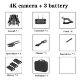 SHAREFUNBAY Drone 4k HD Wide Angle Camera 1080P WiFi