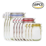 Reusable Mason Jar Bottles Bags Nuts Candy Cookies