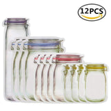 Reusable Mason Jar Bottles Bags Nuts Candy Cookies
