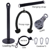 Fitness Pulley Cable System DIY Loading Pin