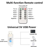 3M LED USB Power Fernbedienung Vorhang Fee Lichter